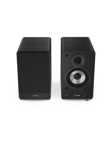 Sharp Bookshelf Speakers De 2 vías Negro Inalámbrico y alámbrico 60 W