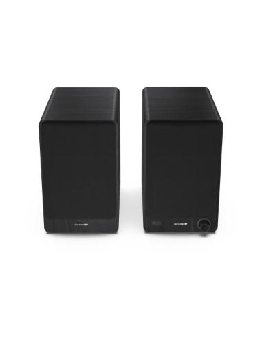 Sharp Bookshelf Speakers De 2 vías Negro Inalámbrico y alámbrico 60 W