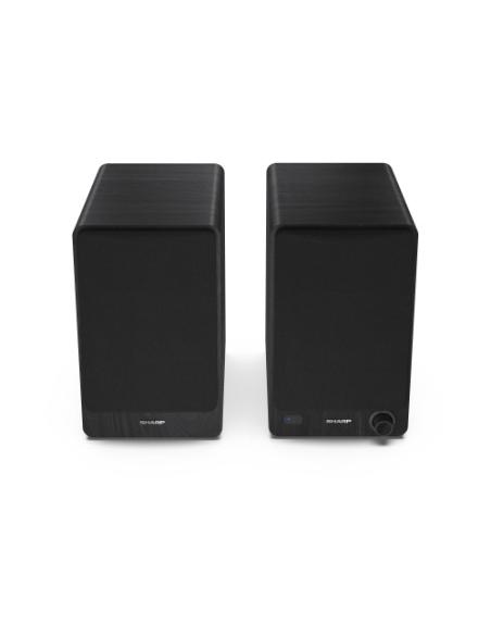 Sharp Bookshelf Speakers De 2 vías Negro Inalámbrico y alámbrico 60 W