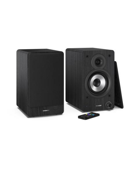 Sharp Bookshelf Speakers De 2 vías Negro Inalámbrico y alámbrico 60 W