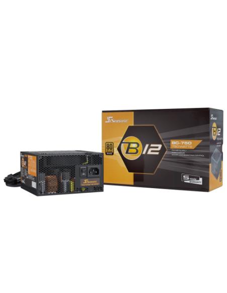 Seasonic B12 BC unidad de fuente de alimentación 750 W 20+4 pin ATX ATX Negro
