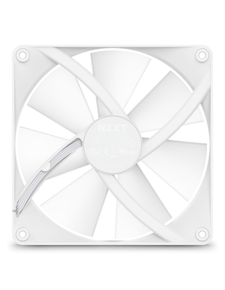 NZXT F140 RGB Core Carcasa del ordenador Ventilador 14 cm Blanco 1 pieza(s)
