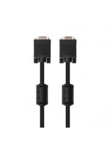 CABLE EWENT VGA MONITOR DB15 M/M 1.8 M / 2 x NUCLEO FERRERITA / EW-110107-020-N-P / EC1103