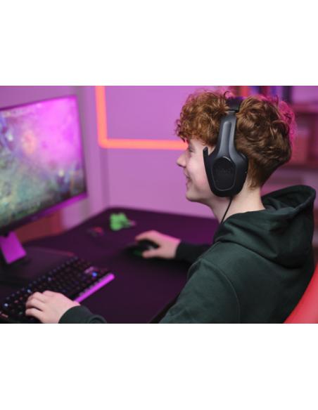 Trust GXT 415 Zirox Auriculares Alámbrico Diadema Juego Negro
