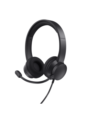 Trust Ayda Auriculares Alámbrico Diadema Llamadas/Música USB tipo A Negro