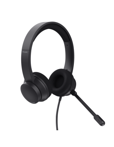 Trust Ayda Auriculares Alámbrico Diadema Llamadas/Música USB tipo A Negro