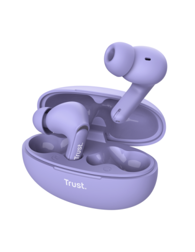 Trust Yavi Auriculares True Wireless Stereo (TWS) Dentro de oído Llamadas/Música USB Tipo C Bluetooth Púrpura