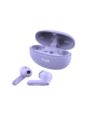Trust Yavi Auriculares True Wireless Stereo (TWS) Dentro de oído Llamadas/Música USB Tipo C Bluetooth Púrpura