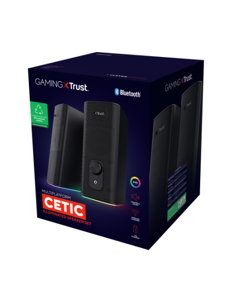 Trust GXT 612 CETIC Negro Inalámbrico y alámbrico 18 W