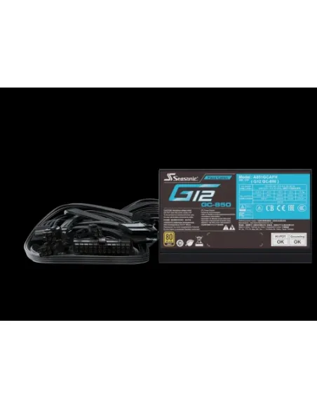 Seasonic Netzteil 850W G12 GC-850 80+Gold unidad de fuente de alimentación ATX Negro