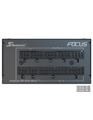 Seasonic FOCUS SGX-750 (2021) unidad de fuente de alimentación 750 W 20+4 pin ATX SFX Negro