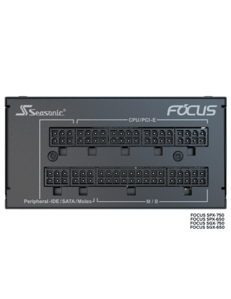Seasonic FOCUS SGX-750 (2021) unidad de fuente de alimentación 750 W 20+4 pin ATX SFX Negro