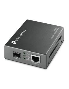 TP-Link MC420L convertidor de medio 10000 Mbit/s Multimodo, Monomodo Negro