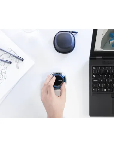 3Dconnexion SpaceMouse ratón Oficina RF Wireless + Bluetooth + USB Type-A 6DoF
