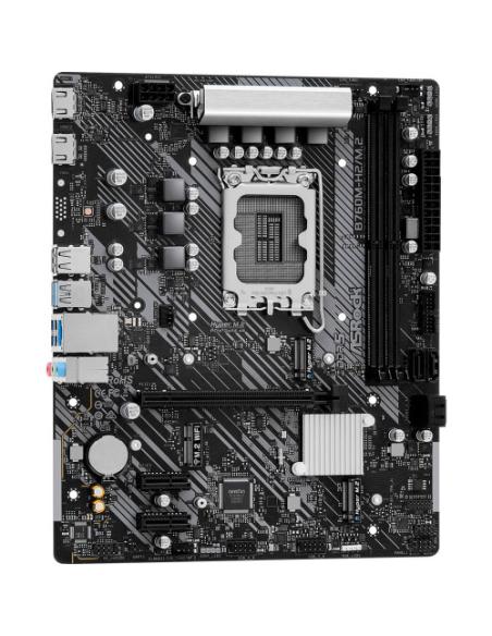 PLACA ASROCK B760M-H2/M.2,INTEL,1700,B760,2DDR5,96GB,HDMI+DP,4SATA+2M.2,5USB 3.2+1USB-C,GBLAN,MATX