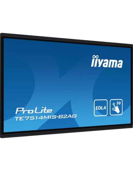 MONITOR IIYAMA 75" IIWARE12E , ANDROID 13, 50-P, 3840X2160, UHD, FAN-LESS, MM 2X 8W + 2X 18W , MICRO 8X, HDMI 4X, HDMI-OUT, USB-