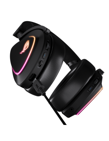 ASUS ROG DELTA II Auriculares Inalámbrico y alámbrico Diadema Juego USB Tipo C Bluetooth Negro