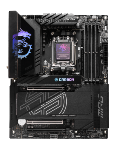 PLACA MSI MPG X870E CARBON WIFI,AMD,AM5,X870,4DDR5,LAN5G+WIFI7+BT5.4,ATX