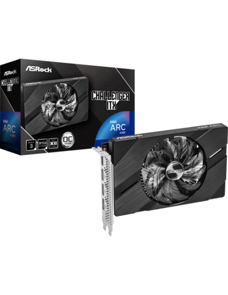 Asrock Challenger Intel Arc A380 ITX 6GB OC GDDR6