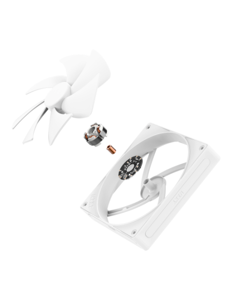 NZXT F140P Carcasa del ordenador Ventilador 14 cm Blanco 1 pieza(s)