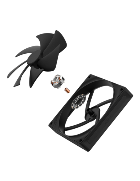 NZXT F140P Carcasa del ordenador Ventilador 14 cm Negro 1 pieza(s)