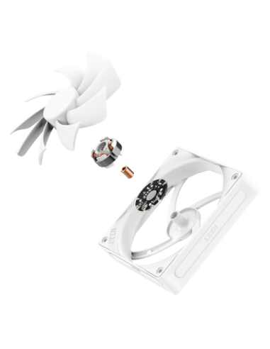 NZXT RF-Q12SF-W2 sistema de refrigeración para ordenador Carcasa del ordenador Ventilador 12 cm Blanco 1 pieza(s)