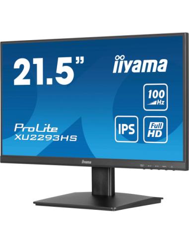 IIYAMA MONITOR PANEL IPS DE 21.5’’, REGULABLE, 100 HZ, HDMI, REDUCTOR DE LUZ AZUL, ALTAVOCES