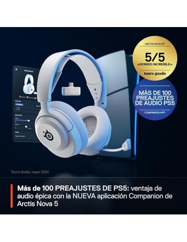 AURICULARES STEELSERIES - ARCTIS NOVA 5P BLANCO (61674)