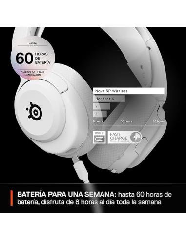 AURICULARES STEELSERIES - ARCTIS NOVA 5P BLANCO (61674)