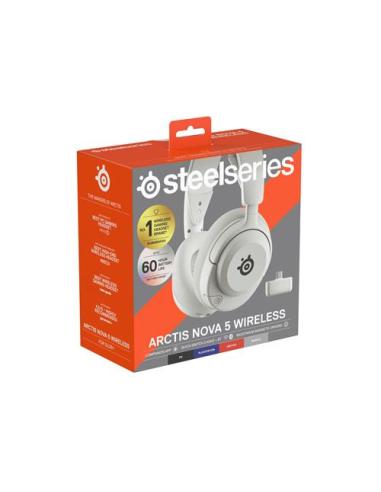 AURICULARES STEELSERIES - ARCTIS NOVA 5 BLANCO (61671)