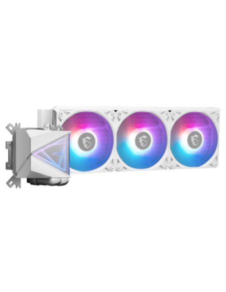 SISTEMA DE REFRIGERACION LIQUIDA MSI PARA CPU MAG CORELIQUID I360 WHITE,INTEL/AMD,RADIADOR 360mm,FAN4PIN,20dBA,ARGB (3 VENTILADO