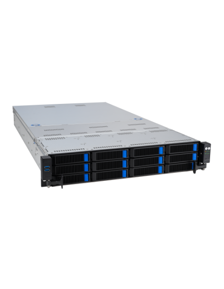 ASUS RS720A-E12-RS12 Socket SP5 Bastidor (2U) Gris