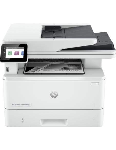 HP LaserJet Pro 4102fdw Inalámbrico Multifunction Blanco y negro Impresora, Fotocopiadora, escáner Dúplex
