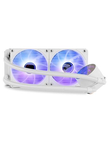 REFRIGERADOR LIQUIDO CPU NOX HUMMER M-240 ARGB WHITE