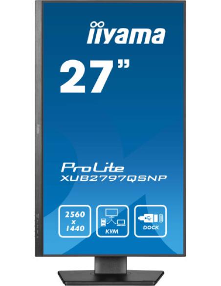MONITOR IIYAMA PROLITE XUB2797QSNP 27" QHD 1440P - IPS, 100HZ, 1MS, SPEAKERS, DP