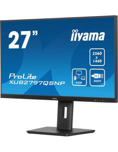 MONITOR IIYAMA PROLITE XUB2797QSNP 27" QHD 1440P - IPS, 100HZ, 1MS, SPEAKERS, DP