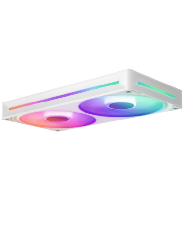 NZXT RF-U24HF-W1 sistema de refrigeración para ordenador Carcasa del ordenador Ventilador Blanco