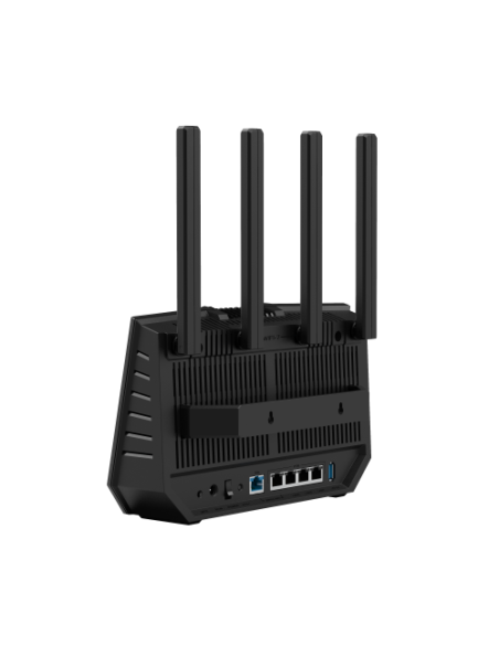 ASUS RT-BE92U router inalámbrico 10 Gigabit Ethernet Tribanda (2.4 GHz / 5 GHz / 6 GHz) Negro
