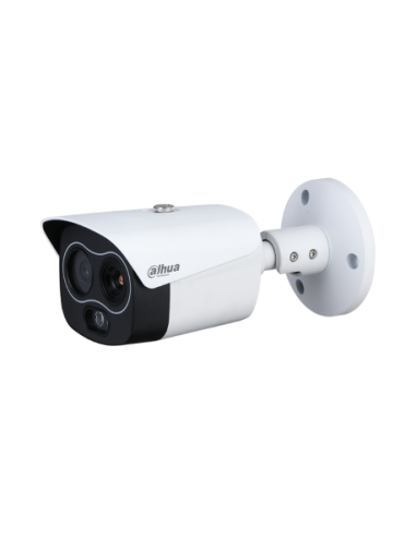 (DHI-TPC-BF1241-B7F8-DW-S8) DAHUA CÁMARA IP BULLET LITE MINI HÍBRIDA TÉRMICA + VISIBLE, 256*192, 4MP, 7+8MM