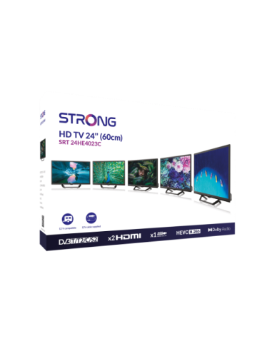 Strong SRT 24HE4023C 61 cm (24") HD Negro 180 cd / m²