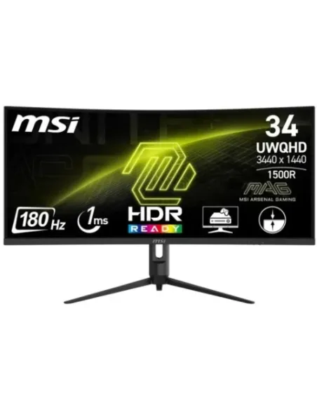 MSI MONITOR MAG 342CQR E2. 34" VA CURVO 1500R. 3440X1440 (UW
