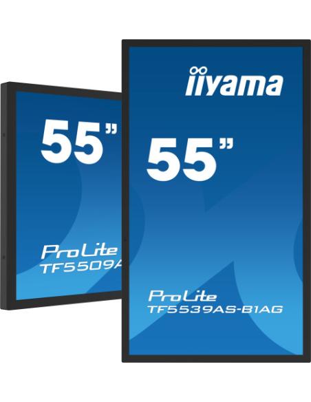 MONITOR IIYAMA 55" TACTIL / ANDROID 11 / 500CD / RAM 4GB / ROM 32GB / 8MS / USO 24/7 / MODO KIOSCO / IP65 FRONTAL / HDMIX2 / DP 