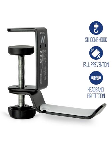 SOPORTE AURICULARES EWENT AJUSTABLE PARA ESCRITORIO / EW1585