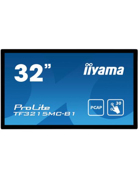 MONITOR IIYAMA 32" PCAP BEZEL FREE 30-POINTS TOUCH, 1920X1080, AMVA3 PANEL, VGA, HDMI, DP, PANEL 500CD/M 92% LIGHT , 3000:1, LAN