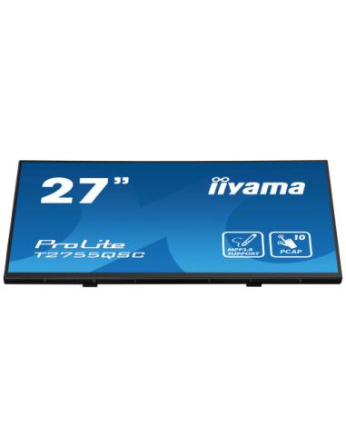 MONITOR IIYAMA 27" IPS BONDED PCAP 10P TOUCH, MPP2.0 (ACTIVE STYLUS) SUPPORTED, 2560X1440, FLAT BEZEL FREE GLASS FRONT, HDMI, DI
