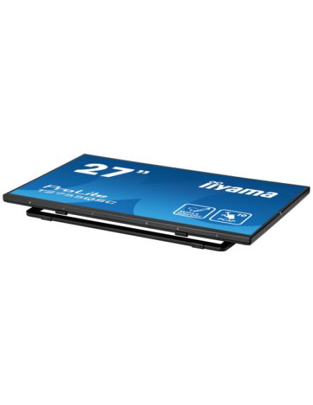 MONITOR IIYAMA 27" IPS BONDED PCAP 10P TOUCH, MPP2.0 (ACTIVE STYLUS) SUPPORTED, 2560X1440, FLAT BEZEL FREE GLASS FRONT, HDMI, DI