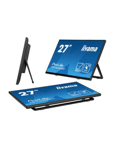 MONITOR IIYAMA 27" IPS BONDED PCAP 10P TOUCH, MPP2.0 (ACTIVE STYLUS) SUPPORTED, 2560X1440, FLAT BEZEL FREE GLASS FRONT, HDMI, DI