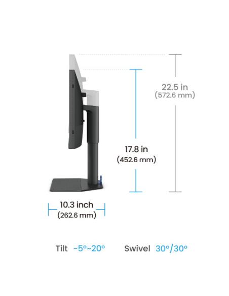 MONITOR PARA FOTOGRAFOS BENQ SW242Q 24.1” IPS,2K, 2560 X 1600, 16:10, 99% ADOBE RGB, 98% P3, CALIBRACIÓN, USB-C 90W, TÜV, LUT 3D