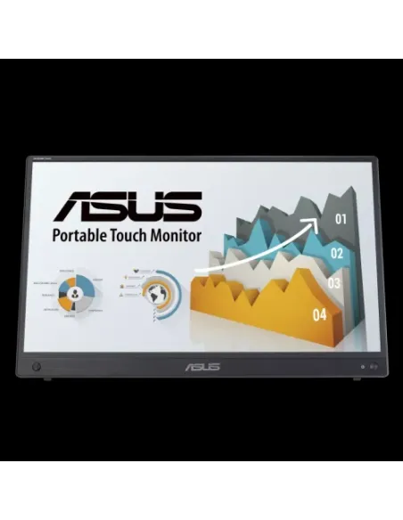 ASUS ZenScreen MB16AMTR pantalla para PC 39,6 cm (15.6") 1920 x 1080 Pixeles Full HD LCD Pantalla táctil Negro
