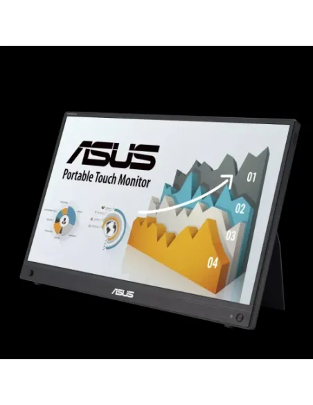 ASUS ZenScreen MB16AMTR pantalla para PC 39,6 cm (15.6") 1920 x 1080 Pixeles Full HD LCD Pantalla táctil Negro